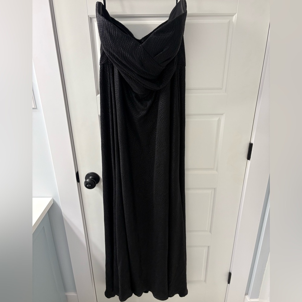 Jenny Yoo bridesmaid black full length size 16